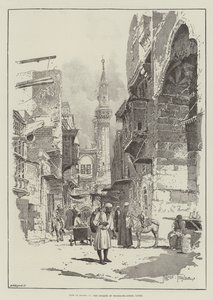 Life in Egypt, the Mosque of Sharia-el-Aybar, Cairo by Joseph Holland Tringham