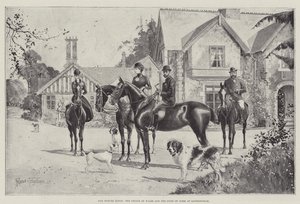 Our Future Kings, the Prince of Wales and the Duke of York at Sandringham by Joseph Holland Tringham