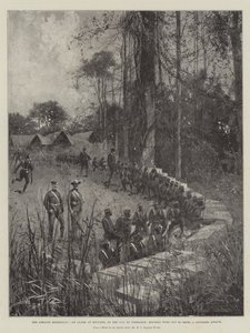 The Ashanti Expedition, an Alarm at Ejuvassi, on the Way to Coomassie, Houssas turn out to repel a Supposed Attack by Joseph Holland Tringham
