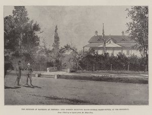 The Defender of Mafeking at Pretoria, Lord Roberts Receiving Major-General Baden-Powell at the Residency