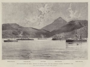 The Pacification of Crete, Meeting of Prince George and the Admirals at Milo