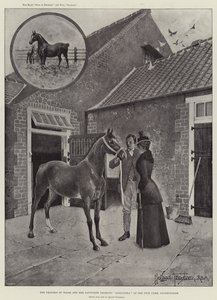 The Princess of Wales and her Favourite Yearling Alexandra at the Stud Farm, Sandringham