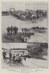 The Royal Engineers at Aldershot, the Bridging Battalion at Work by Joseph Holland Tringham