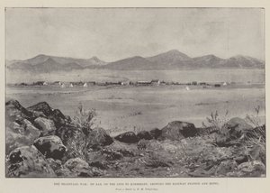 The Transvaal War, De Aar, on the Line to Kimberley, showing the Railway Station and Hotel