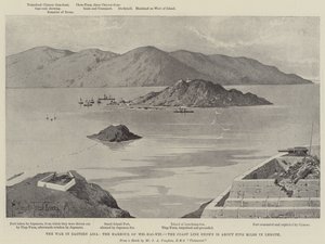 The War in Eastern Asia, the Harbour of Wei-hai-Wei by Joseph Holland Tringham