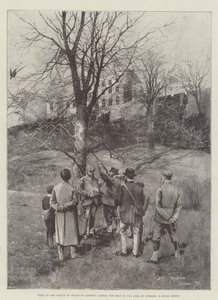 Visit of the Prince of Wales to Lambton Castle, the Seat of the Earl of Durham, a Royal Shoot by Joseph Holland Tringham