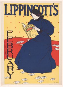 Advertisement for a February Issue of Lippincott