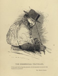 Kenny Meadows: The Commercial Traveller by Joseph Kenny (after) Meadows
