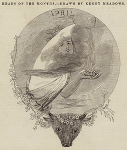 Heads of the Months by Joseph Kenny Meadows