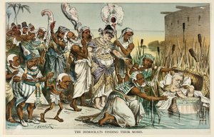 The Democrats Finding Their Moses, from Puck