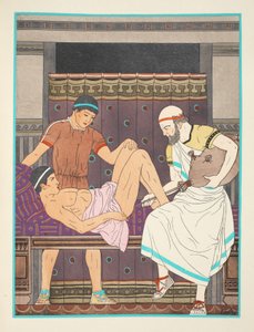 Having an Enema, illustration from 