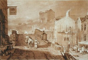 Morpeth, Northumberland, engraved by Charles Turner (1773-1857) published 1808