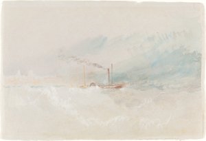 A Packet Boat off Dover by Joseph Mallord William Turner