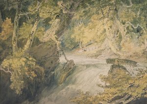 A River in Spate, c.1796 by Joseph Mallord William Turner
