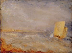 A Sailing Boat off Deal, c.1835