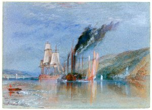 Between Quillebeuf and Villequier, c. 1832