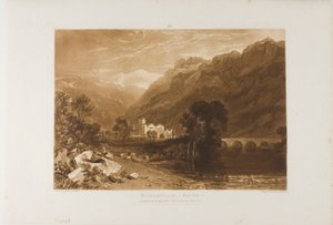 Bonneville (plate 64 from Liber Studiorum) by Joseph Mallord William Turner