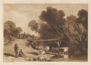 Bridge and Cows by Joseph Mallord William Turner