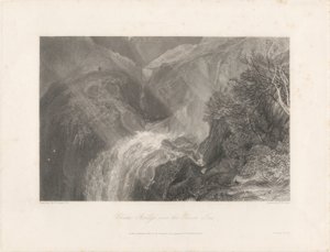 Chain Bridge over the River Tees, 1838 by Joseph Mallord William Turner