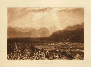 Chain of Alps from Grenoble to Chamberi by Joseph Mallord William Turner