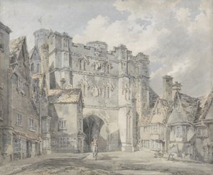 Christ Church Gate, Canterbury, 1793-94 by Joseph Mallord William Turner