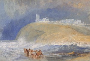 Dunstanborough Castle, Northumberland by Joseph Mallord William Turner