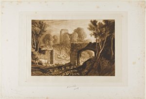 East Gate, Winchelsea, plate 67 from Liber Studiorum by Joseph Mallord William Turner