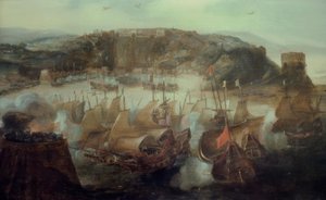 Conquest of Salvador 1624 / A. v. Eertvelt by Joseph Mallord William Turner