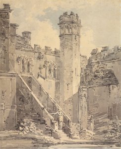 Haddon Hall near Bakewell, Derbyshire by Joseph Mallord William Turner