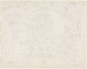 Hereford Cathedral by Joseph Mallord William Turner