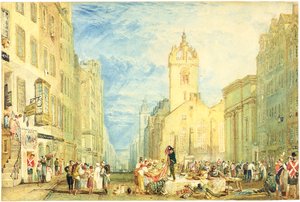 High Street, Edinburgh by Joseph Mallord William Turner
