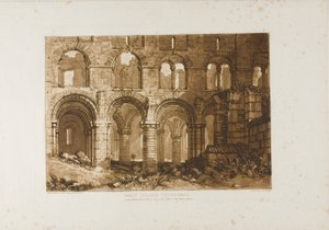 Holy Island Cathedral, plate 11 from Liber Studiorum