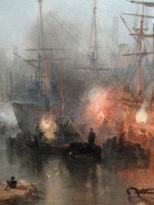 Keelmen Heaving in Coals by Moonlight (detail)