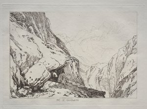 Liber Studiorum: Mt. St. Gothard by Joseph Mallord William Turner
