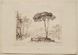 Liber Studiorum: Scene in the Campagna by Joseph Mallord William Turner