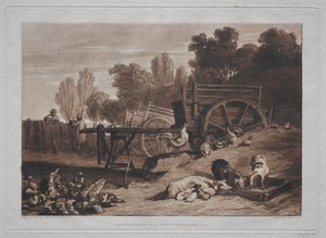 Liber Studiorum: The Farmyard with the Cock