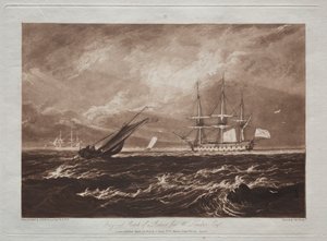 The Leader Sea-piece by Joseph Mallord William Turner