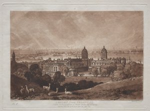 London from Greenwich by Joseph Mallord William Turner