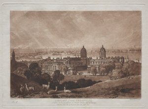 London from Greenwich by Joseph Mallord William Turner
