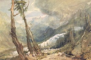 Mere de Glace, in the Valley of Chamouni, Switzerland by Joseph Mallord William Turner