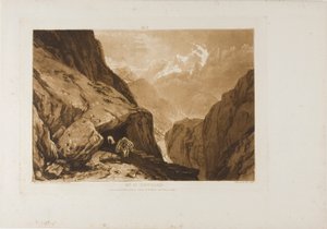 Mount Saint Gothard (plate 9 from Liber Studiorum) by Joseph Mallord William Turner