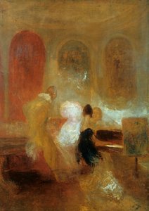 Music Party, East Cowes Castle by Joseph Mallord William Turner