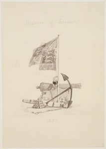 Harbours of England, design for the title page of a book, 1825 by Joseph Mallord William Turner