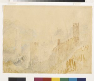 Oberwesel on the Rhine by Joseph Mallord William Turner
