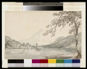 On the Aar Between Unterseen and Lake of Brienz by Joseph Mallord William Turner
