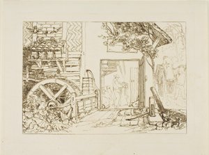 Pembury Mill, Kent (plate 12 from Liber Studiorum)