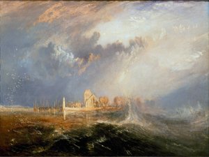 Quillebeuf at the mouth of the Seine by Joseph Mallord William Turner