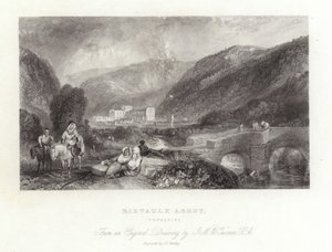 Rievaulx Abbey in Yorkshire by Joseph Mallord William Turner