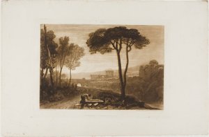 Scene in the Campagna, Plate 38 from Liber Studiorum by Joseph Mallord William Turner