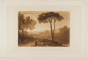 Scene in the Campagna, plate 38 from Liber Studiorum by Joseph Mallord William Turner